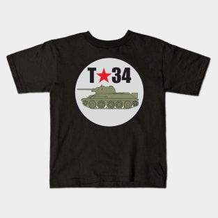 T-34-76 tank Kids T-Shirt